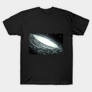 Spiral galaxy art T-Shirt